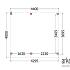Buitenverblijf Mensa 4400x4000x2600mm (bxdxh)