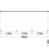 Aanbouwveranda Modena 8900x3650x2700mm (bxdxh)