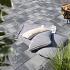 H2O comfort square 20x30x6 cm nero/grey