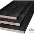 Planken douglas 22x200x5000mm fijnbezaagd, zwart geïmpregneerd