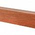 AZ Hardhouten paal met diamantkop, 14 x 14 x 300 cm.