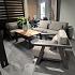 Iconic livingset antraciet met Forza tafel