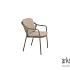 Manitoba stacking dining chair olive with 2 cushions Olive
