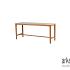 Liam counter table natural teak ceramic top 220 X 75 X 95 cm Teak/ceramic
