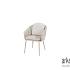 Eva dining chair latte with 2 cushions Latte