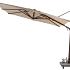 Parasols Siesta Premium 300 x 300 cm. Wenge  frame Beach Solefin with rotation part