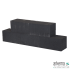 Patioblok Antraciet 45x15x15cm strak