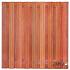 Tuinscherm Harlingen, keruing hardhout, RVS-geschroefd, 19-planks (17+2) 180 x 180 cm