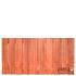 Tuinscherm Dronten, keruing hardhout, RVS-geschroefd, 21-planks (19+2) 180 x 90 cm