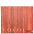 Tuinscherm Dronten, keruing hardhout, RVS-geschroefd, 21-planks (19+2) 180 x 150 cm