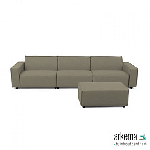 Icon loungeset 6-zits + hocker small Olive Green