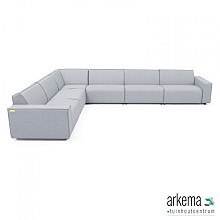 Icon loungeset 10-zits hoek (links) Mouse Grey