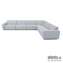 Icon loungeset 10-zits hoek (rechts) Mouse Grey