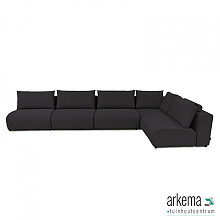 Luxury corner 230x450 Anthracite Rechts