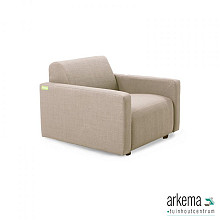 Petit sofa fauteuil Taupe's Touch
