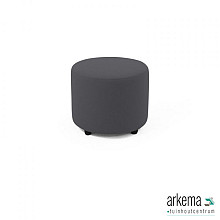 Roundabout Pouffe60 Charcoal