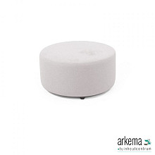 Roundabout Pouffe90 Light Taupe