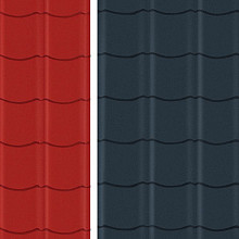 Easy-pan rood glans Plaat 86x113,5cm Werkende oppervlakte: 0,86m²