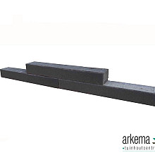 Patioblok Antraciet 60x12x10cm strak
