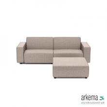 Icon deluxe loungeset 3-zits + hocker Light Taupe