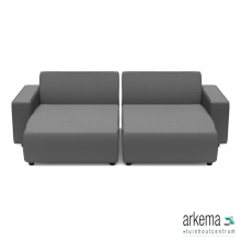 uni loungeset divans Antraciet