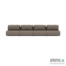 Luxury loungeset straight 440 Charcoal