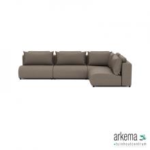 Luxury loungeset corner 230x340 Charcoal