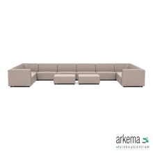 Chill loungeset U-zits extra large + 2 hockers Light Taupe