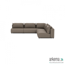 Luxury loungeset corner 340x340 Charcoal (rechts)