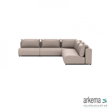 Luxury loungeset corner 340x340 Light Taupe (rechts)