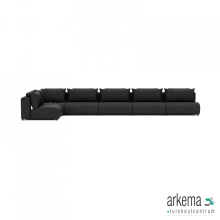 Luxury loungeset corner 560x230 Anthracite (links)