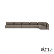 Luxury loungeset corner 560x230 Charcoal (rechts)