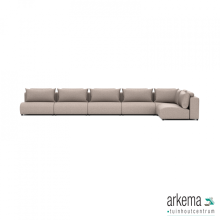 Luxury loungeset corner 560x230 Light Taupe (rechts)