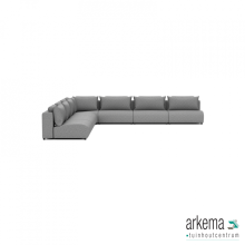 Luxury loungeset corner 450x450 Steel (links)
