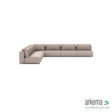 Luxury loungeset corner 450x450 Light Taupe (links)
