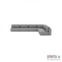 Luxury loungeset corner 450x450 Steel (rechts)