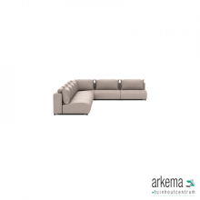 Luxury loungeset corner 340x560 Light Taupe (links)