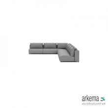 Luxury loungeset corner 340x560 Steel (rechts)