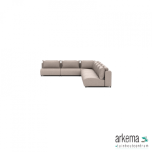 Luxury loungeset corner 340x560 Light Taupe (rechts)