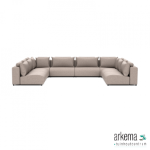 Luxury loungeset u-sofa 340x460x340 Light Taupe