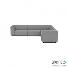 Chill loungeset 8-zits hoek (rechts) Steel