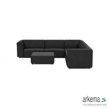 Chill loungeset 8-zits hoek + hocker (rechts) Anthracite