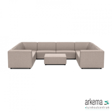 Chill loungeset U-zits + hocker Light Taupe