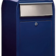 Grande 5003 i RAL 5003 donkerblauw + RVS klep