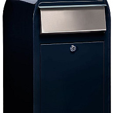 Grande 5004 i RAL 5004 zwartblauw + RVS klep