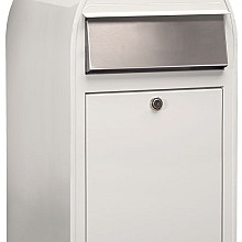 Grande 9016 i RAL 9016 wit + RVS klep