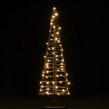 Santa's Tree M, 60 Led koper.