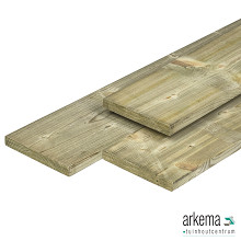 NE vuren tuinplank geïmpregneerd 1.9x14.5x360cm glad geschaafd 4rh