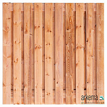 Tuinscherm Red Class Wood, 21-planks (19 + 2) Casablanca 180 x 180 cm