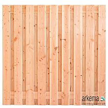 Tuinscherm Innsbruck, douglas, RVS-geschroefd, 19-planks (17+2) 180 x 180 cm